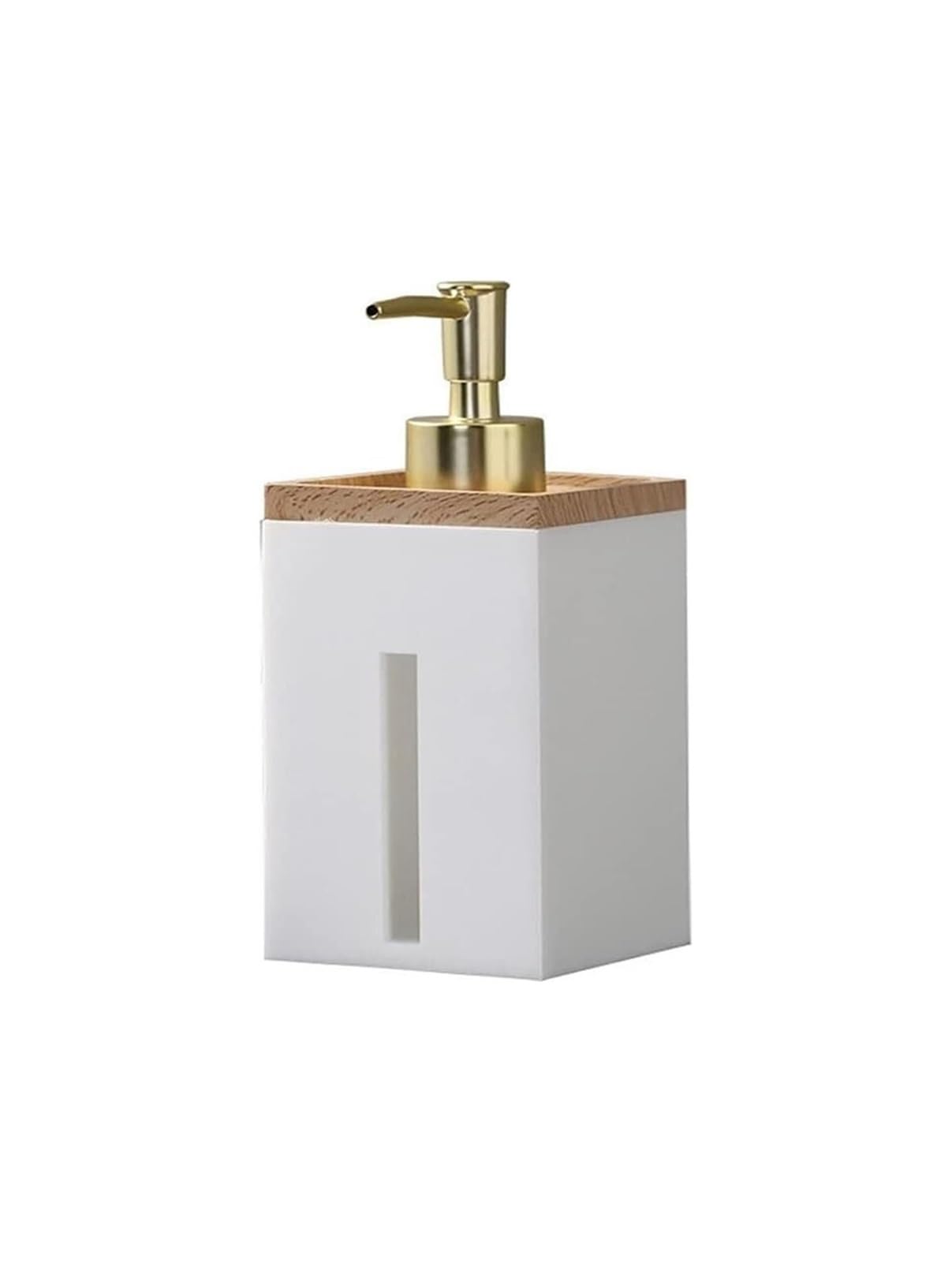 Fornitura for Hotel con Testa d'oro for Shampoo da Bagno in Resina 500 ml(A White)
