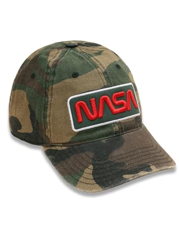 Image of Free Authority Official NASA Embroidered Camouflage Cap for Men & Women | Adjustable Closure