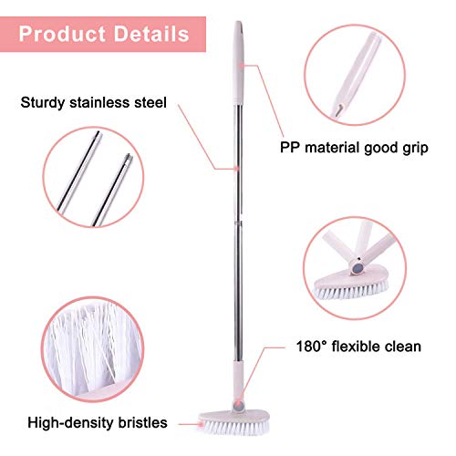 Spazzola per pavimenti con lunga handle-52.8