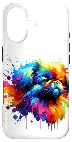 Splash Art Pekingese Pekingeses Case for iPhone 17