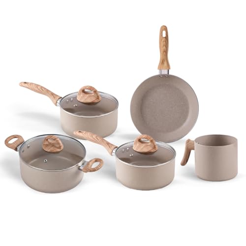 Brinox - Jogo de Panelas 5 peças Smart Plus Indução - Areia