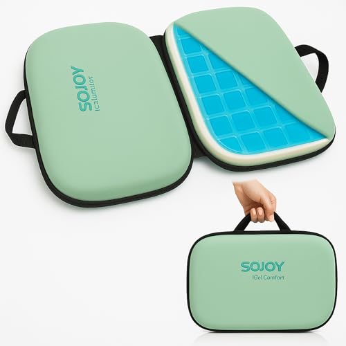 iGelComfort 3 in 1 Foldable Gel Seat Cushion Featured with Memory Foam A Must-Have Travel Cushion! Smart Easy Travel Cushion Size: 18.5 x 15 x 2 product thumbnail 14