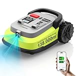 UBHOME M10 Rasenmäher Roboter, Mähroboter ohne Begrenzungskabel für Rasenflächen bis 1000m², Vision+RTK Fusion-Mapping ,Smart-Navigation, Hindernisvermeidung, App-Steuerung