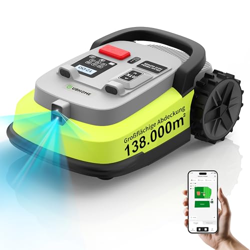 UBHOME M10 Rasenmäher Roboter, Mähroboter ohne Begrenzungskabel f...