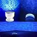Produktbild Flylinktech Romantische LED-Nachtlicht -blauen Meer Wellen-Projektor-Lampe unter Ozean Dekoration mit Mini-Lautsprecher