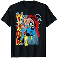 Marvel Classic The Mighty Thor Break Through Poster Style