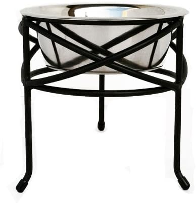 Mesh Single Bowl Elevated Diner - 10" Tall