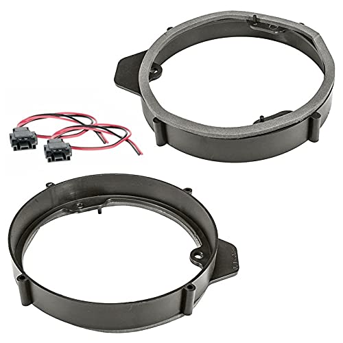 Sound Way - Adattatori Montaggio Altoparlanti Casse da 16,5 cm compatibili con Mercedes Classe A/B/E/GLK/CLA - KC-ME01