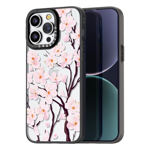 Coque iPhone 15 Pro Max fleurs de cerisier pour le style des filles