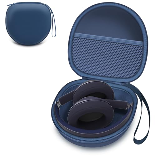 Image of Headphone Case Compatible with BERIBES /TOZO /KVIDIO /Beats /Soundcore Anker Noise Cancelling Over-Ear Headphones, Dark Blue