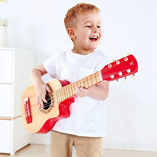 Guitarra clásica roja como regalo de cumpleaños ideal para jóvenes amantes de la música 3