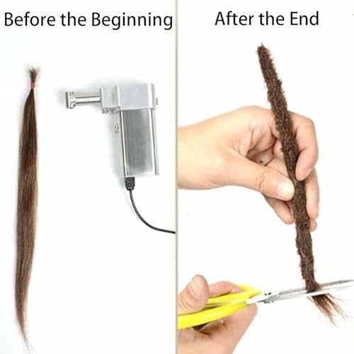 Machine dreadlock électrique avec 6 têtes interchangeables pour extensions - 4