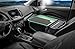 AutoExec Efficiency GripMaster Car Desk for Your Vehicle Workstation and Mobile Office, Caribbean, with 400 watt Power Inverter