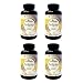 Organic Cordyceps by Aloha Medicinals - Certified Organic Cordyceps Synensis - Supports Immunity, Energy and Stamina - 525mg - 4 Bottles of 90 Vegetarian Capsules