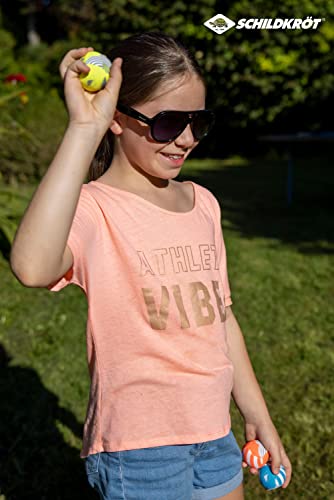 Schildkröt® Neopren Mini-Fun-Bälle, 3 Mini Bälle zum Kicken, Werfen, Fangen, Jonglieren, Ø 5 cm, doppelwandig, gefüllt mit Kunststoff-Granulat, 970145