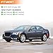 FetonAuto Dynamic Amber Red LED Side Marker Lights For Chrysler 300 2015 2016 2017 2018 2019 2020 2021 2022 2023 Front Rear Bumper Fender Smoked Lens Sidemarker Lamp Accessories