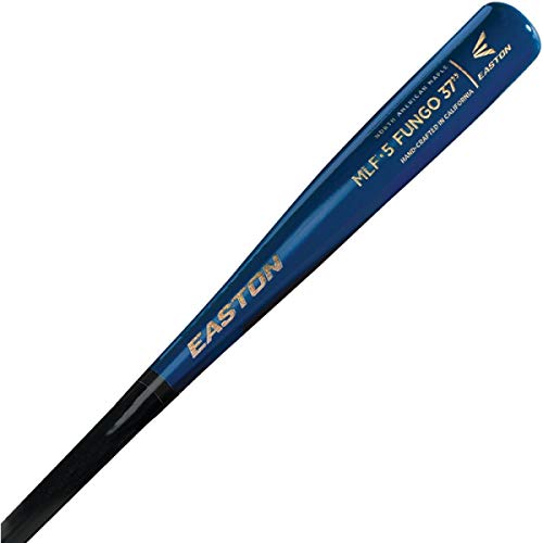 EASTON MLF6 Maple Fungo Wood Baseball Bat | 34 inch | Black / Royal | 2020 | Handcrafted in USA
