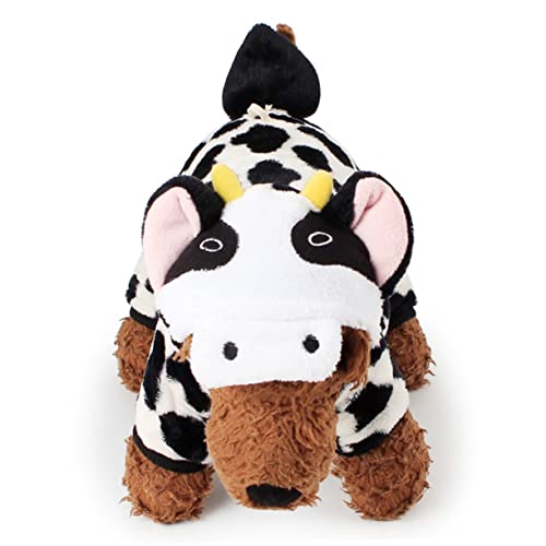 Disfraz para perro mono de vaca talla XS miniatura 2