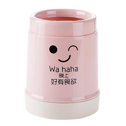 Preisvergleich Produktbild longchang Mit staubdichten Küchenutensilien Lagerregal Kunststoff-Küchenutensilien Lagerrohr Küchenbesteck Lagerregal Abfluss Küche Geschirr Aufbewahrungsbox Löffelgestell, pink