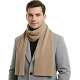 Cachecol de Lã Acrílica Masculino | Quente e Sofisticado | Moda Inverno para Homens