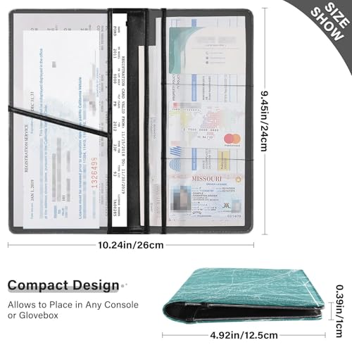 Organizador para Documentos de Cuero Slim miniatura 3