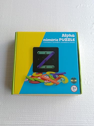 Image of TinyPlay Alpha Numeric Board for Kids | 29-Piece Alphabet & Number Learning Board for 3-7 Years | Early Learning Educational Toy