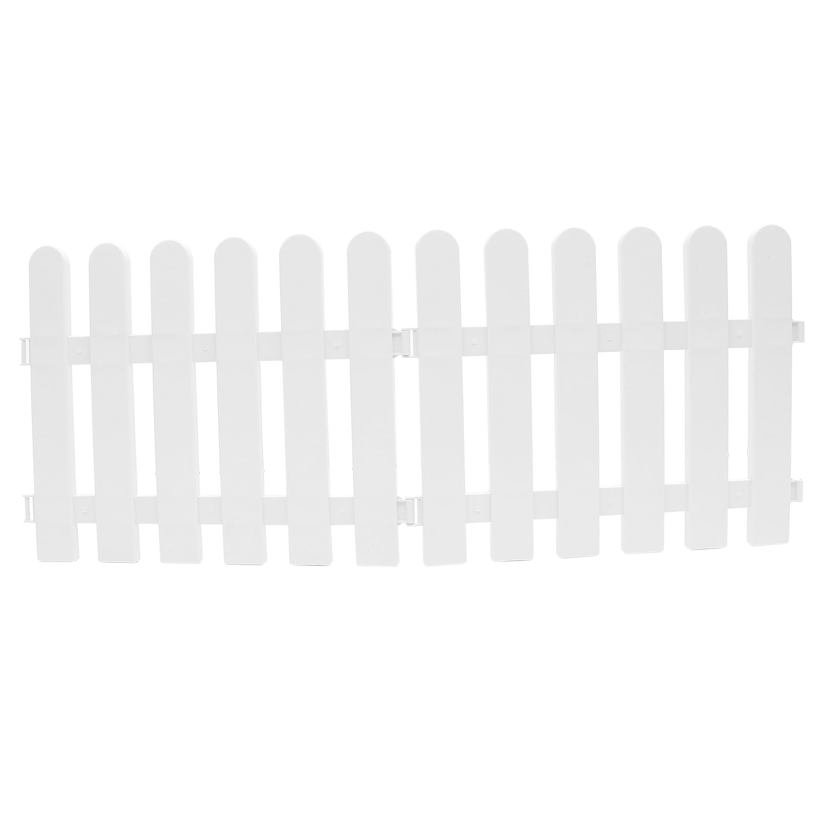 Cloture jardin decorative PVC pour stopper l'envahissement du gazon dans les massifs