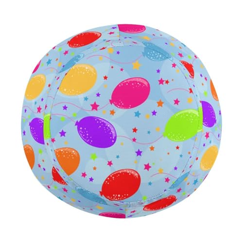 Cartoon Birthday BalloonsChildren's Bucket Hat for Boys and Girls, Breathable Summer Beach Hat54cm4