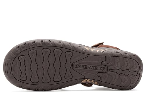 Skechers Skechers Women's REGGAE - NATURAL POISE Hands Free Slip-Ins, Double stitched suede slingback, Chocolate, 12M