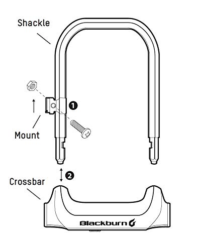 Blackburn Local Bike U-Lock (Compact, Black) #TOP5