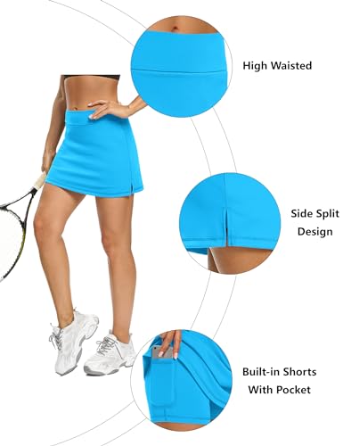 Image of LouKeith Tennis Skirts for Women Golf Athletic Activewear Skorts Mini Summer Workout Running Shorts with Pockets