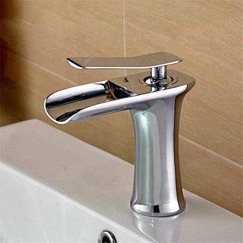 Mitigeur cascade cuivre contre les éclaboussures de lavabo salle de bain