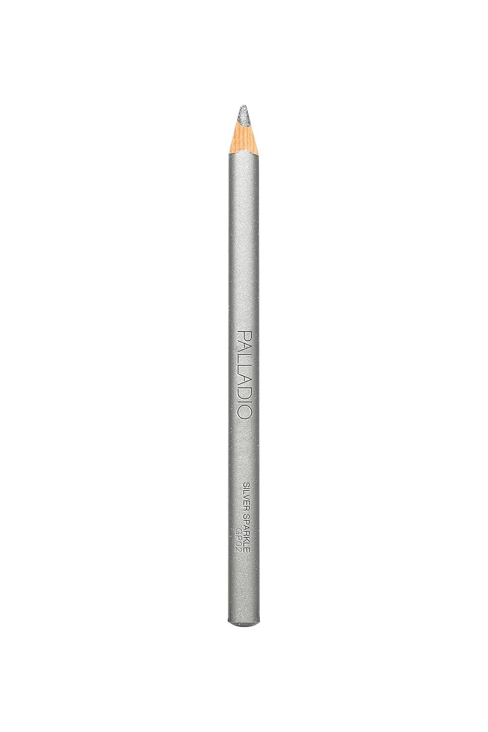 Palladio Glitter Eye Liner | Long lasting Creamy Cosmetic Pencil | Shimmer Eye Liner | Buttery Smooth Tip | Professional Makeup Glittery Pencil | Silver Sparkle