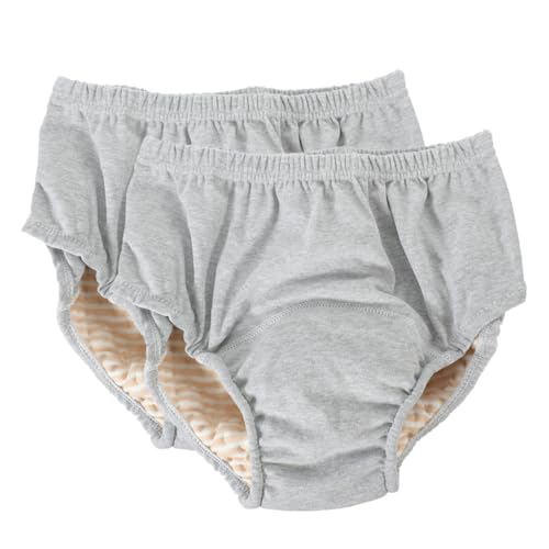 Culotte incontinence femme lavable coton 2pcs pour adultes 55-65kg
