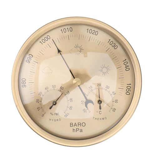 3-in-1 Indoor Outdoor Barometer Thermometer Hygrometer Weather Station for Home Office Fishing – Accurate Digital Barometers for Home Use
