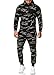 Produktbild Code47 Herren Jogginganzug Sportanzug Modell 1011 Schwarz L