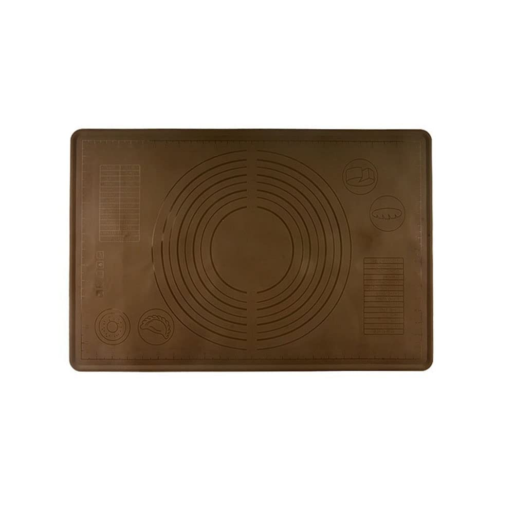 Tapis en Silicone pour La Cuisson Tapis De Pâtisserie Antiadhésif, Tapis De Pâte Extra Large avec Fonction De Mesure, Convient pour La Pizza, Les Pâtes, Le Pain