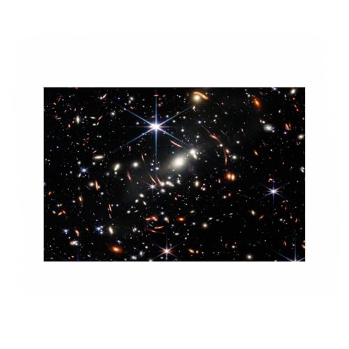First Deep Field from the James Webb Space Telescope - Stars Galaxies Space Photo Poster Print - Various Sizes (24 x 36 in)
