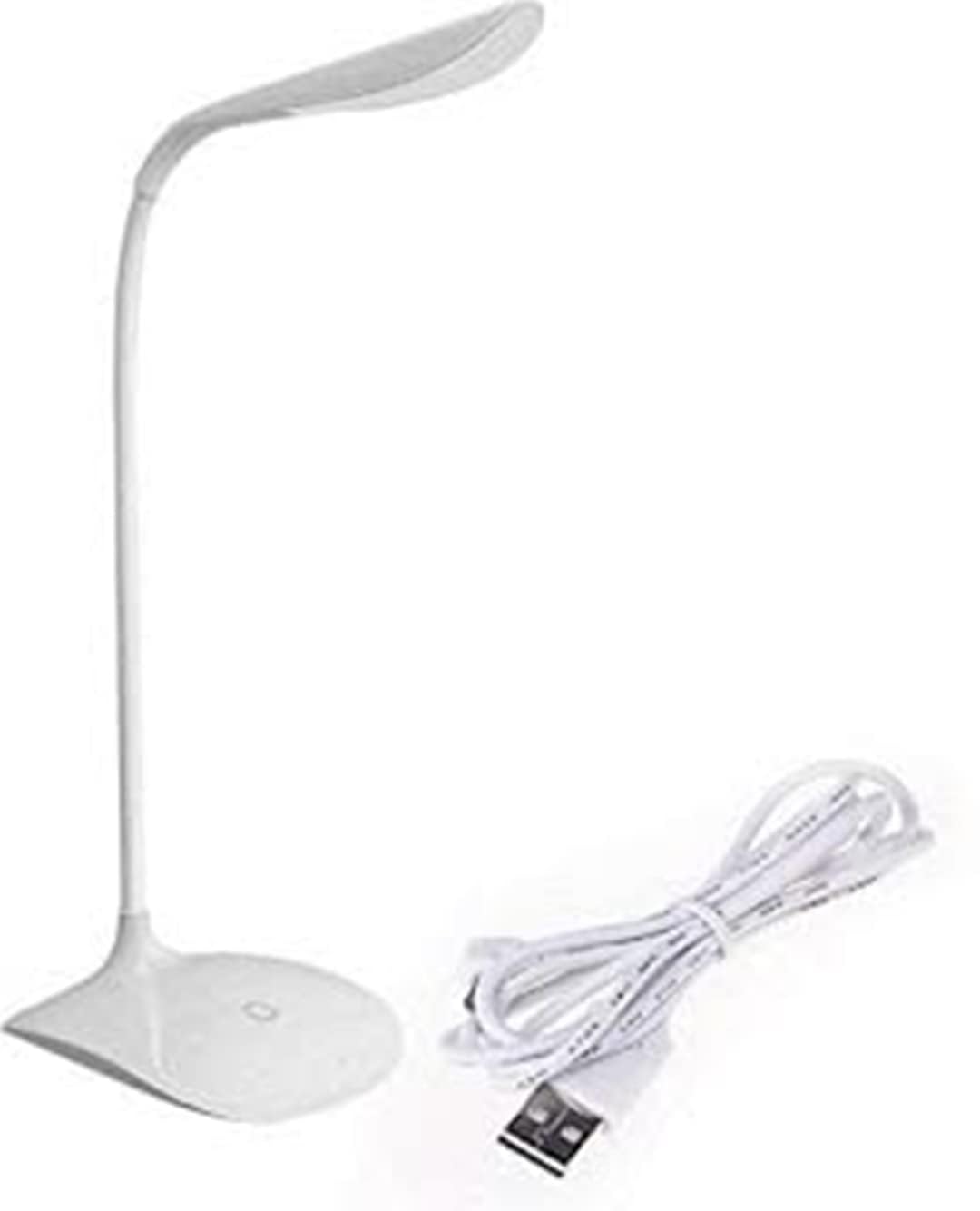 LED Desk Lamp with Flexible Gooseneck & Touch Control | Battery Operated Portable Table Lamp with 3 Brightness Levels | Compact Reading Light for Study, Office, Bedroom, Dorm & Home Use-image-48