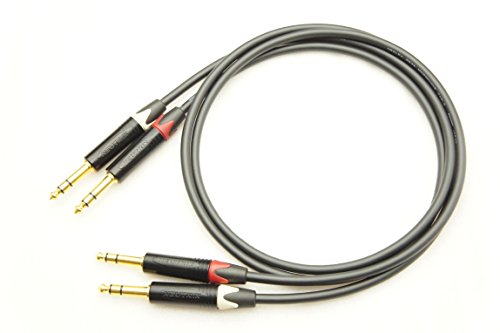 Amazon | MOGAMI 2534 TRS(ステレオフォン)→TRS(ステレオフォン) 2本