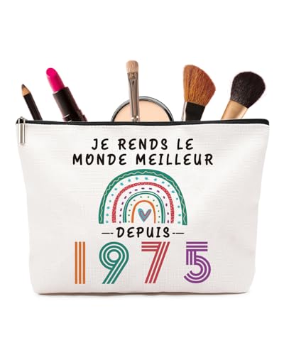 VivaJoy Regalo para mujer, cumpleaños, mujer, estuche de maquillaje, 1975