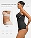 FeelinGirl Women's Tummy Control Camisole Seamless Shapewear Tank Top Slimming Cami Shaper with Compression