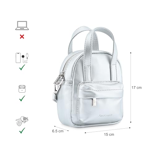 Image of Fastrack Puff Sling with Detachable Pouch | Faux-Leather Women's Handbags | Sling for Casual Carry