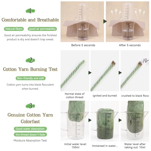 Image of Katech 1OO% Cotton Yarn for Crocheting & Knitting-Baby Cotton Yarn (G)