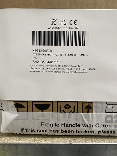 CyberpowerPC Wyvern Gaming PC - AMD Ryzen 5 4500, Nvidia RTX 4060 8GB, RAM 16GB, NVMe SSD 500GB, 650W 80+ PSU, WiFi, Windows 11, Blaze RGB CyberpowerPC Wyvern Gaming PC - AMD Ryzen 5 4500, Nvidia RTX 4060 8GB, RAM 16GB, NVMe SSD 500GB, 650W 80+ PSU, WiFi, Windows 11, Blaze RGB