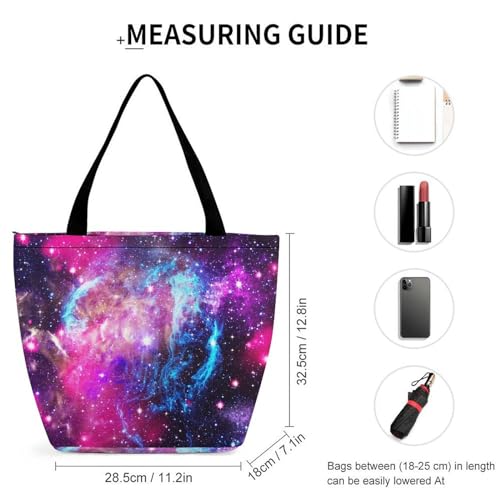 Sac à main nébuleuse espace grand volume 28.5x18x32.5cm