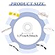 Qianyu 16 Paar Antirutsch Silikon Brillen Ohrpolster Ring, Weiche Brillen Halterung Transparent Brillenhalter Eye Glas Ohr Greifer Gläser Ohr Pads Zubehör für Sonnenbrillen Lesebrillen Brillenbügel