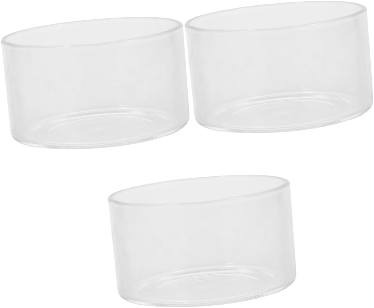 balacoo 3pcs Terrarium Jars for Plants Hanging Terrariums Make up Glass Planter