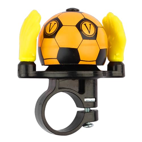Bell for Bike Kids,Aluminum Cartoon Soccer Bike Horn - Bicycles Accessories for Youth Road Cycling Mountain Biking Commuting Beach Cruisers Boys Girls Teens Toddler
