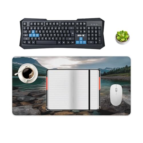 Glacier National Park Desk Pad con base de goma antideslizante miniatura 4